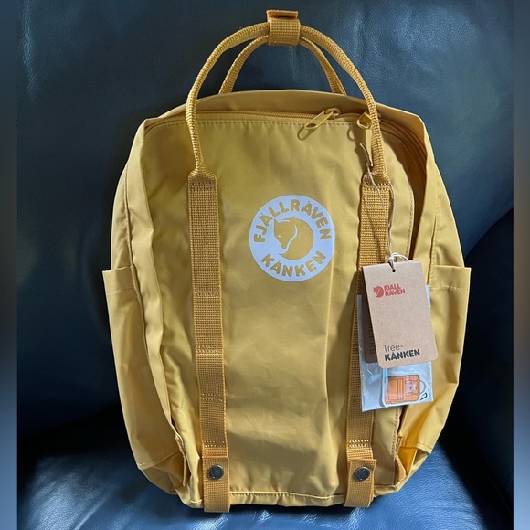Fjällräven Tree Kånken Maple Yellow Backpack $120 Retail NWT - Picture 4 of 4